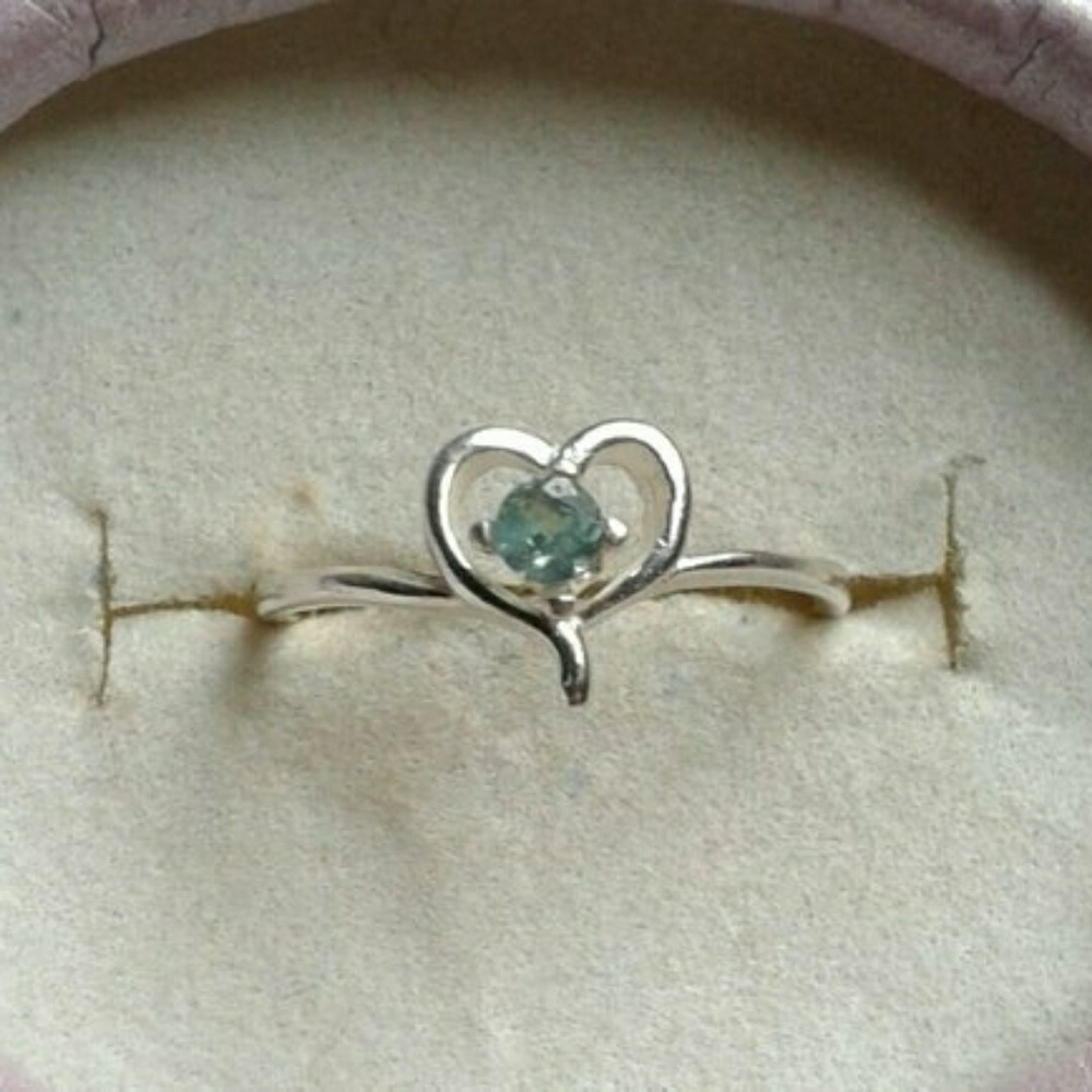 Natural Alexandrite Sterling Silver Ring - Picture 3 of 5